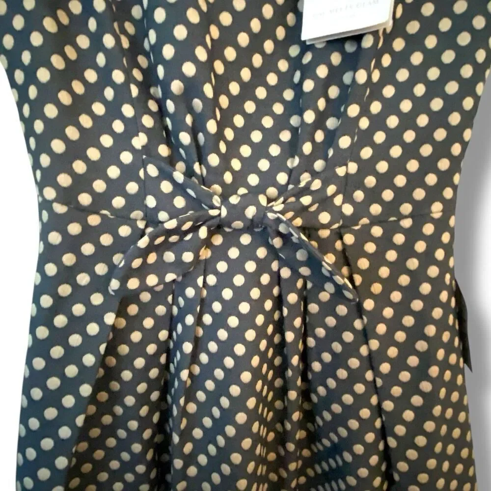 NWT Gal Meets Glam Collection Amy Polka Dot Fit Flare Dress Sz 8 Wedding Guest - Picture 6 of 16